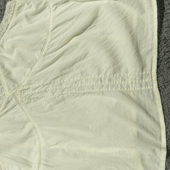 Decorative Ivory Boho Tank Top - Picture 6 of 16